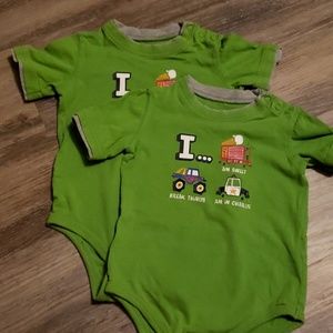 Twins 18 mo onesies